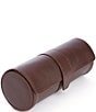 Color:Brown - Image 1 - Deluxe Leather Watch Roll