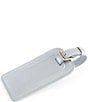 ROYCE New York Leather Luggage Tag with Silver Hardware, Color:Silver - Image 2