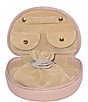 Color:Light Pink - Image 1 - Leather Mini Jewelry Case