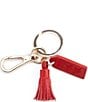 Color:Red - Image 1 - Mini Leather Tassel Key Fob