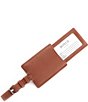 ROYCE New York Retractable Leather Luggage Tag, Color:Tan - Image 2