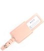 Color:Light Pink - Image 2 - Retractable Leather Luggage Tag