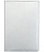 ROYCE New York RFID Blocking Leather Passport Wallet, Color:Silver - Image 1