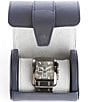 Color:Navy Blue - Image 1 - Single Leather Executive Travel Roll