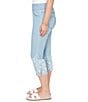 Ruby Rd. Tencel™ Relaxed Printed Hem Pull-On Jeans - Image 4