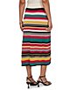 Ruby Rd. Bold Striped Mesh Stitch Pull-On Midi Coordinating Skirt - Image 2