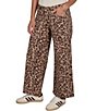 Ruby Rd. Coordinating Stretch Denim Cheetah Print Wide Leg Pants - Image 3