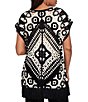 Ruby Rd. Crochet Intricate Medallion Open Front Sleeveless Fringe Trim Cardigan - Image 2
