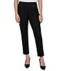 Ruby Rd. Denim Leopard Tonal Print Pull-On Ankle Pants - Image 1