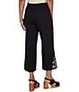 Ruby Rd. Double Cotton Gauze Intricate Embroidered Pull-On Ankle Pants - Image 2
