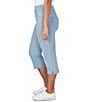 Ruby Rd. Extra Stretch Denim Capri Pull-On Pants, Color:Chambray - Image 3