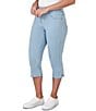 Ruby Rd. Extra Stretch Denim Capri Pull-On Pants, Color:Chambray - Image 4