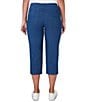 Ruby Rd. Extra Stretch Denim Capri Pull-On Pants, Color:Indigo - Image 2