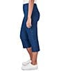 Ruby Rd. Extra Stretch Denim Capri Pull-On Pants, Color:Indigo - Image 3
