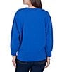 Ruby Rd. French Terry Game Day Scoop Neck Long Sleeve Top - Image 2