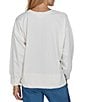 Ruby Rd. French Terry Touchdown Scoop Neck Long Sleeve Pullover - Image 2