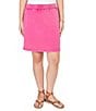 Ruby Rd. Garment-Dyed French Terry Pull-On Skort - Image 1
