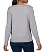 Ruby Rd. Jacquard Knit Christmas Tree Crew Neck Long Sleeve Top - Image 2