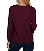 Ruby Rd. Jacquard Knit Regal Corgi Scoop Neck Long Sleeve Sweater - Image 2