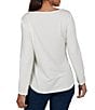 Ruby Rd. Knit Happy Holiday Snow Globe Boat Neck Long Sleeve Top - Image 2