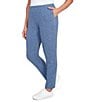 Ruby Rd. Knit Pull-On Sweatpants, Color:Indigo - Image 1