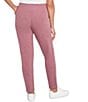 Ruby Rd. Knit Pull-On Sweatpants, Color:Raisin - Image 2