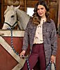 Ruby Rd. Knit Tiny Dog Boat Neck Long Sleeve Sweater - Image 5
