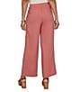 Ruby Rd. Lightweight Ramie Lace Trim Sideseam Detail Wide-Leg Pull-On Pants - Image 2
