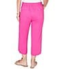 Ruby Rd. Linen Blend Pintuck Wide Leg Crop Pants - Image 2