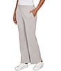Ruby Rd. Luxe Ribbed Textured Pull-On Pants, Color:Grey - Image 4