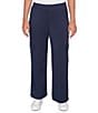 Ruby Rd. Luxe Ultra Knit Pull-On Cargo Pants, Color:Navy - Image 1
