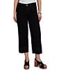 Ruby Rd. Petite Size 5-Pocket Wide Cuff Denim Crop Jeans - Image 1