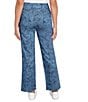Ruby Rd. Petite Size Allover Paisley Print Pull-On Ankle Jeans, Color:Dark Indigo Combo - Image 2