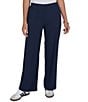Ruby Rd. Petite Size Coordinating Premium Rib Knit Full Length Lounge Pants - Image 1