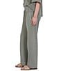 Ruby Rd. Petite Size Coordinating Snow -Washed French Terry Relaxed Pull-On Pants - Image 3