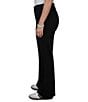 Ruby Rd. Petite Size Denim Black Kick Flare Full Length Jeans - Image 3
