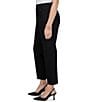 Ruby Rd. Petite Size Denim Leopard Tonal Print Pull-On Ankle Pants - Image 3