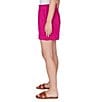 Ruby Rd. Petite Size Embossed Gauze Paisley Tacked Cuff Pull-On Shorts - Image 3