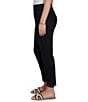 Ruby Rd. Petite Size Embroidered Cut Out Trim Straight Leg Ankle Pants - Image 4