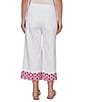 Ruby Rd. Petite Size Embroidered Pull-On Denim Pants - Image 2