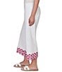 Ruby Rd. Petite Size Embroidered Pull-On Denim Pants - Image 3