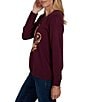 Ruby Rd. Petite Size Jacquard Knit Regal Corgi Scoop Neck Long Sleeve Sweater - Image 3