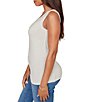 Ruby Rd. Petite Size Knit Jersey Reversable Neckline Sleeveless Tank - Image 3