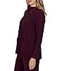 Ruby Rd. Petite Size Luxe Rib Knit Split Cowl Neck Long Sleeve Pullover - Image 3