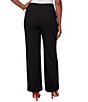 Ruby Rd. Petite Size Ponte Scalloped Detail Wide Leg Pants - Image 2