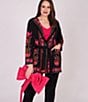 Ruby Rd. Petite Size Ponte Scalloped Detail Wide Leg Pants - Image 4