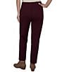 Ruby Rd. Petite Size Ponte Straight Leg Hollywood Waist Ankle Length Pull-On Pants - Image 2