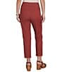 Ruby Rd. Petite Size Relaxed Fringe Hem Pull-On Ankle Denim Pants - Image 5
