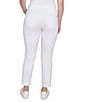 Ruby Rd. Petite Size Silk Tech Straight Leg Pull-On Ankle Pants - Image 3
