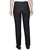 Ruby Rd. Petite Size Soft Denim Pull-On Boot-Cut Jeans, Color:Black - Image 2
